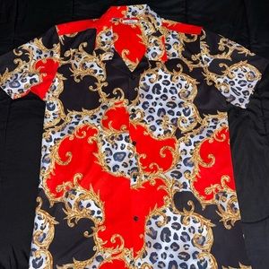 Fashion nova funky pattern red / black pattern